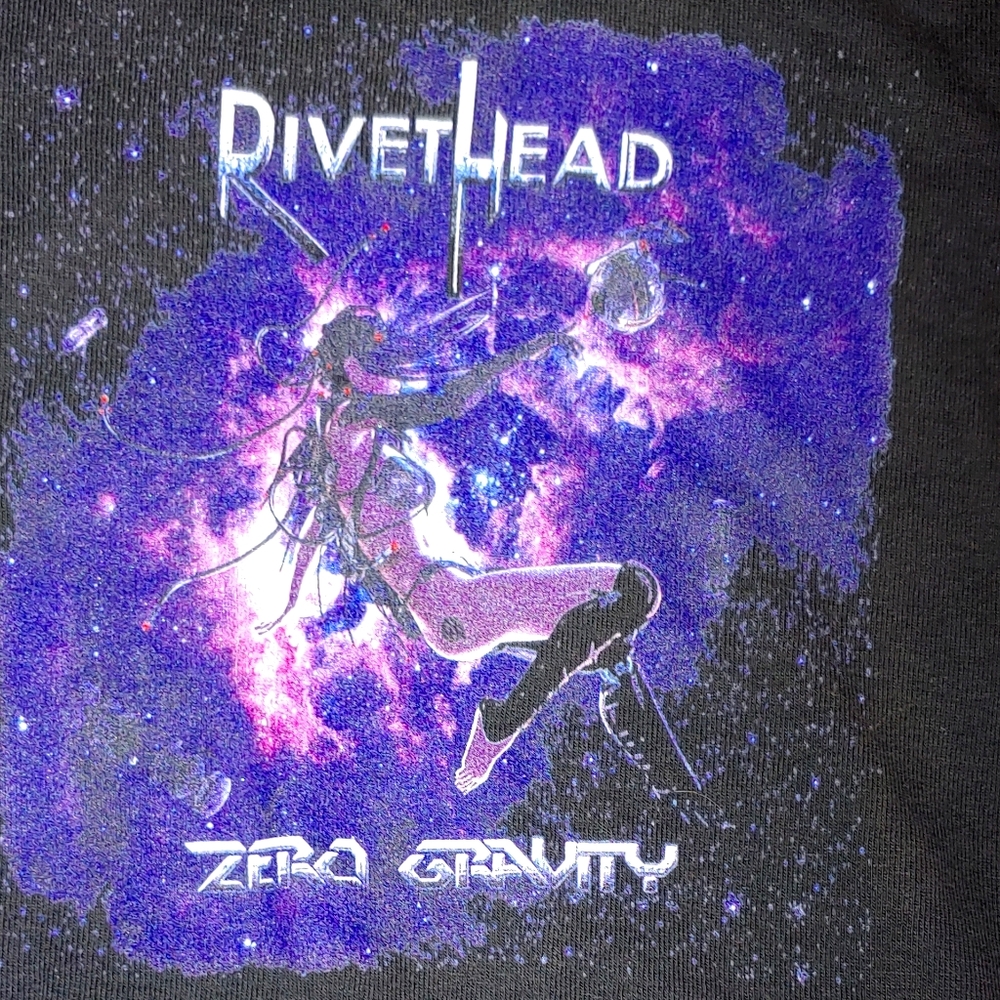 Rivethead Zero Gravity Concert Tee "I wish My Boyfriend Was In Riverhead" Small
